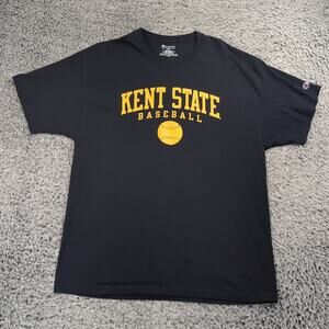 Kent State Golden Flashes Shirt Men Extra Large Blue NCAA Champion Graphic Tee